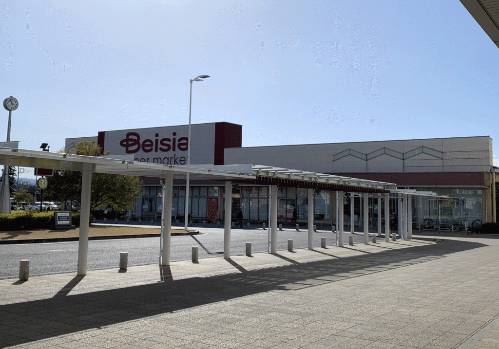 Parcはりきゅう院へのルート伊勢崎駅前