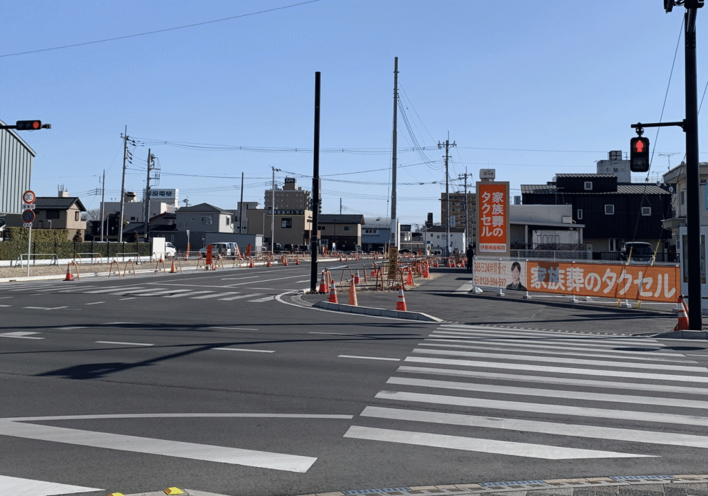 Parcはりきゅう院へのルート駅前信号