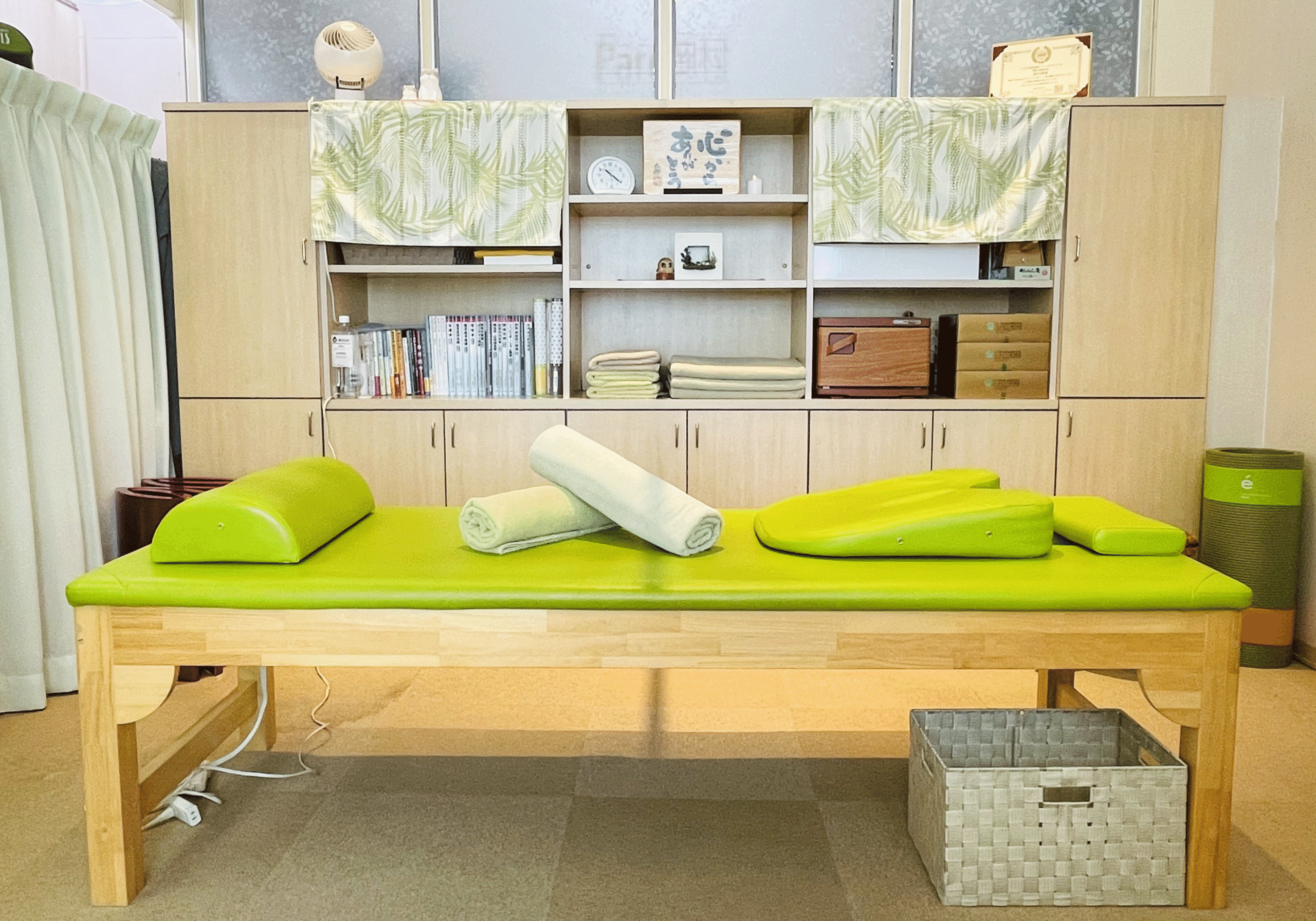 Parcはりきゅう院の施術ベッド